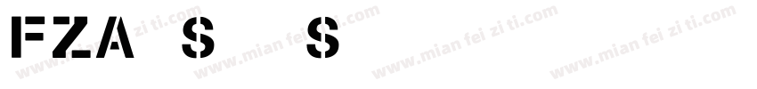 FZAiShaS 语言中文 英文字体转换
